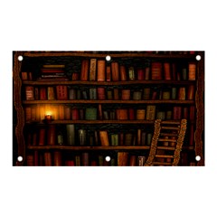 Books Library Banner And Sign 5  X 3 