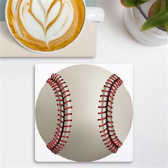 Baseball Uv Print Square Tile Coaster  by Ket1n9