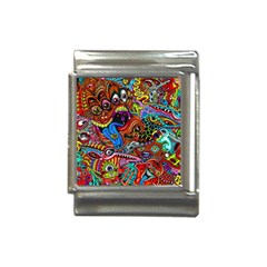 Art Color Dark Detail Monsters Psychedelic Italian Charm (13mm) by Ket1n9