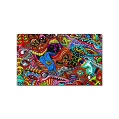 Art Color Dark Detail Monsters Psychedelic Sticker Rectangular (10 Pack) by Ket1n9