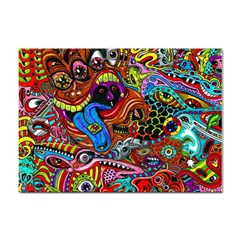 Art Color Dark Detail Monsters Psychedelic Sticker A4 (100 Pack) by Ket1n9