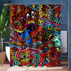 Art Color Dark Detail Monsters Psychedelic Shower Curtain 60  X 72  (medium)  by Ket1n9