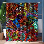 Art Color Dark Detail Monsters Psychedelic Shower Curtain 60  x 72  (Medium)  60 x72  Curtain