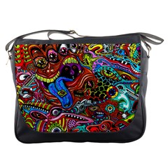 Art Color Dark Detail Monsters Psychedelic Messenger Bag by Ket1n9