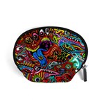 Art Color Dark Detail Monsters Psychedelic Accessory Pouch (Small) Front