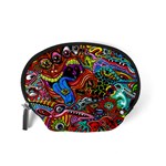 Art Color Dark Detail Monsters Psychedelic Accessory Pouch (Small) Back