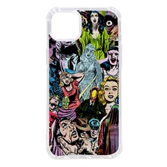 Vintage Horror Collage Pattern Iphone 14 Plus Tpu Uv Print Case by Ket1n9