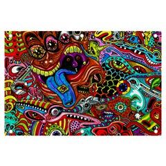 Art Color Dark Detail Monsters Psychedelic Banner And Sign 6  X 4  by Ket1n9