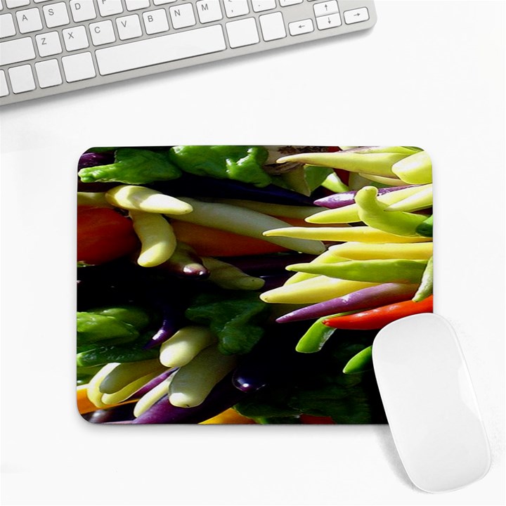 Bright Peppers Small Mousepad