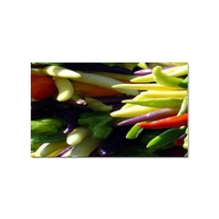 Bright Peppers Sticker (rectangular) by Ket1n9