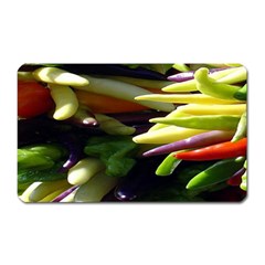 Bright Peppers Magnet (rectangular) by Ket1n9