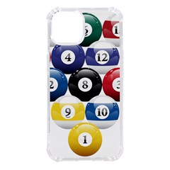 Racked Billiard Pool Balls Iphone 14 Tpu Uv Print Case by Ket1n9