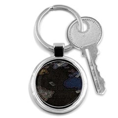 World Map Key Chain (round) by Ket1n9