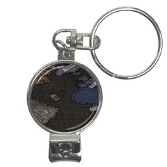 World Map Nail Clippers Key Chain by Ket1n9