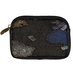 World Map Digital Camera Leather Case by Ket1n9