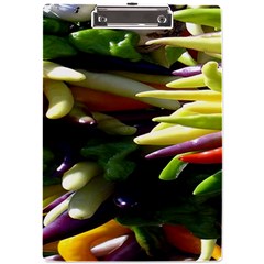 Bright Peppers A4 Acrylic Clipboard by Ket1n9