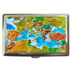 World Map Cigarette Money Case