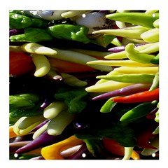 Bright Peppers Banner And Sign 4  X 4  by Ket1n9