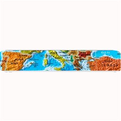 World Map Small Bar Mat