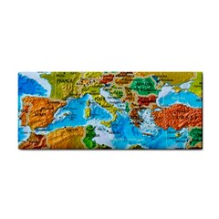 World Map Hand Towel