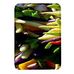 Bright Peppers Rectangular Glass Fridge Magnet (4 Pack) by Ket1n9