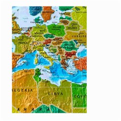 World Map Large Garden Flag (two Sides) by Ket1n9