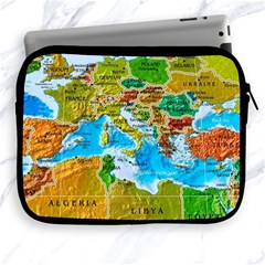 World Map Apple Ipad 2/3/4 Zipper Cases by Ket1n9