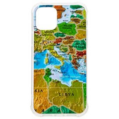 World Map Iphone 12/12 Pro Tpu Uv Print Case