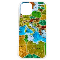 World Map Iphone 12 Pro Max Tpu Uv Print Case