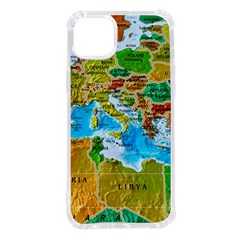 World Map Iphone 14 Plus Tpu Uv Print Case by Ket1n9