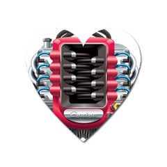 Car Engine Heart Magnet by Ket1n9