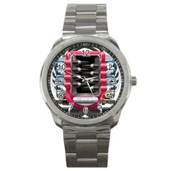 Car Engine Sport Metal Watch by Ket1n9