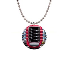 Car Engine 1  Button Necklace by Ket1n9