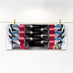 Car Engine Hand Towel by Ket1n9