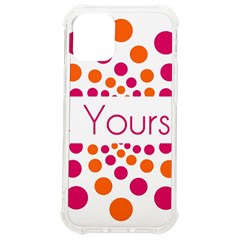 Be Yourself Pink Orange Dots Circular Iphone 12 Mini Tpu Uv Print Case	 by Ket1n9