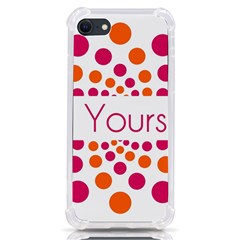 Be Yourself Pink Orange Dots Circular Iphone Se by Ket1n9