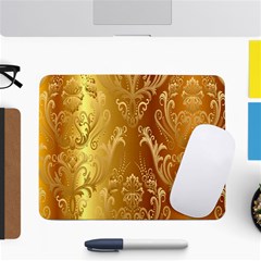 Golden Pattern Vintage Gradient Vector Small Mousepad by Ket1n9