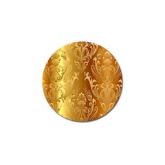 Golden Pattern Vintage Gradient Vector Golf Ball Marker (4 Pack) by Ket1n9