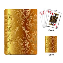 Golden Pattern Vintage Gradient Vector Playing Cards Single Design (rectangle) by Ket1n9