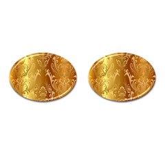 Golden Pattern Vintage Gradient Vector Cufflinks (oval) by Ket1n9