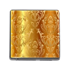 Golden Pattern Vintage Gradient Vector Memory Card Reader (square 5 Slot) by Ket1n9