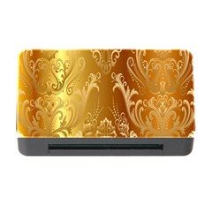 Golden Pattern Vintage Gradient Vector Memory Card Reader With Cf by Ket1n9