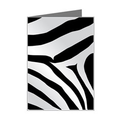 White Tiger Skin Mini Greeting Card by Ket1n9