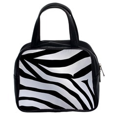 White Tiger Skin Classic Handbag (two Sides) by Ket1n9