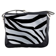 White Tiger Skin Messenger Bag by Ket1n9