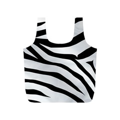 White Tiger Skin Full Print Recycle Bag (s) by Ket1n9