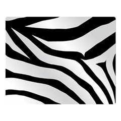 White Tiger Skin Two Sides Premium Plush Fleece Blanket (large) by Ket1n9