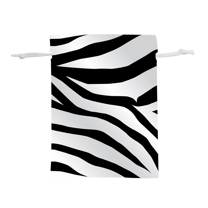 White Tiger Skin Lightweight Drawstring Pouch (S)