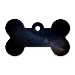 Cosmos-dark-hd-wallpaper-milky-way Dog Tag Bone (two Sides) by Ket1n9