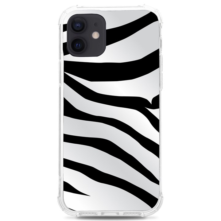 White Tiger Skin iPhone 12/12 Pro TPU UV Print Case